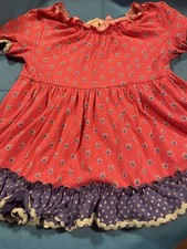 Matilda Jane Dress Girls 6 Polka Dot Knit Pullover With Ruffles