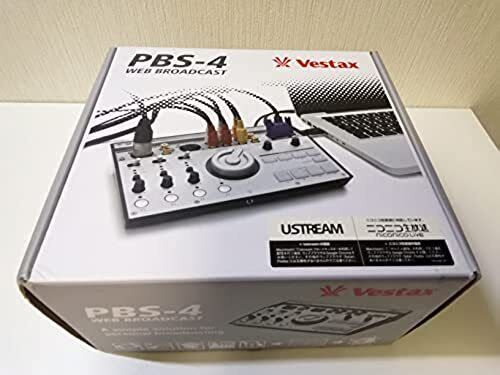 Vestax PBS-4 Audio Interface persönlicher Web Broadcasting Mixer aus Japan - Bild 1 von 6