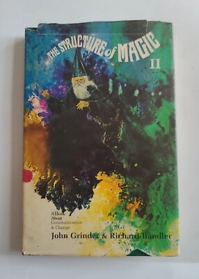 THE STRUCTURE OF MAGIC II JOHN GRINDER & RICHARD BANDLER VINTAGE