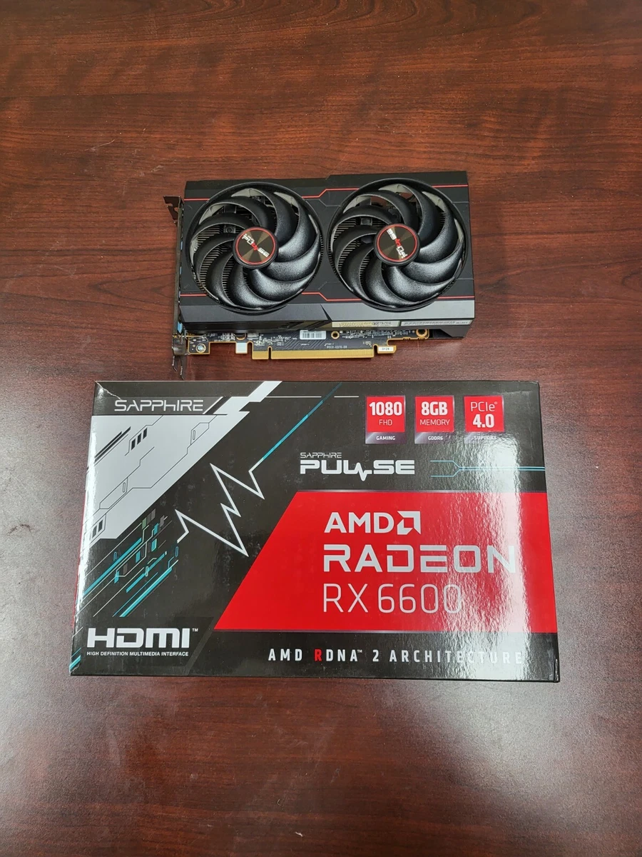 SAPPHIRE PULSE AMD Radeon RX 6600 8GB GDDR6 Graphics Card