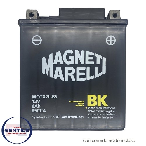 BATTERIA Magneti Marelli YB12AL-A /A2 12V 12AH SPUNTO 160A MOTO - Foto 11