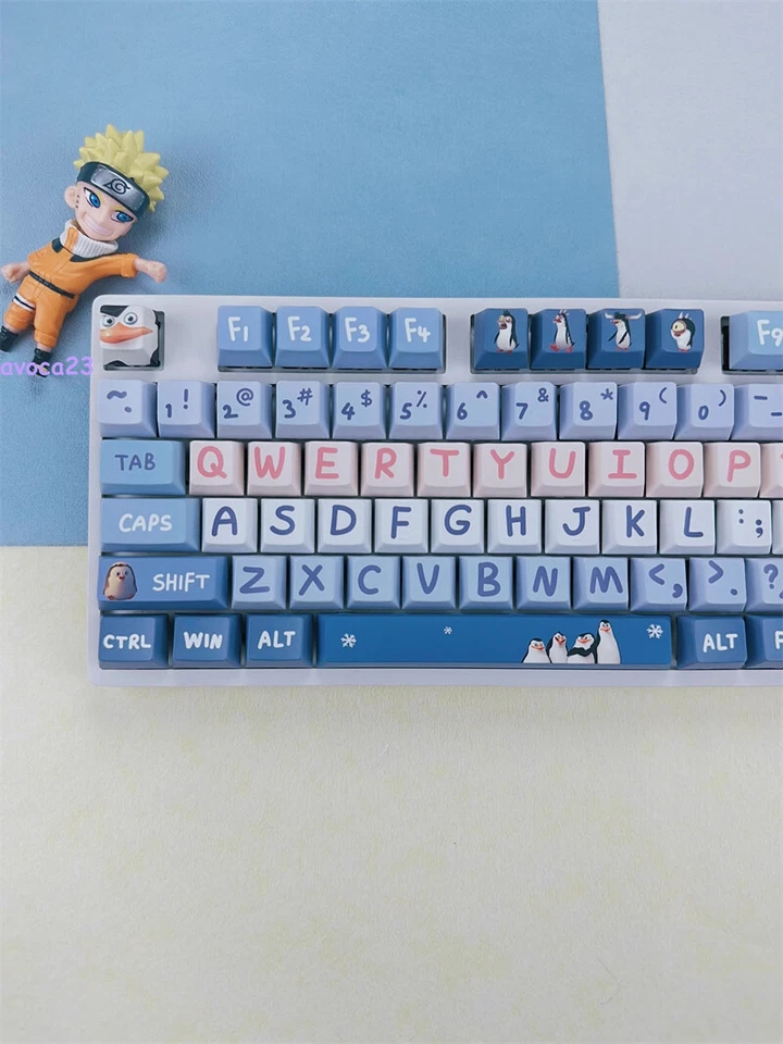 The Penguins of Madagascar Theme Keycap PBT CHERRY Height For MX Switch keyboard - Image 3 of 4