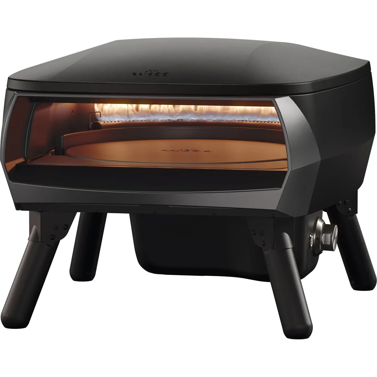 Witt Piccolo Rotante 13"" Pizza Oven - Black