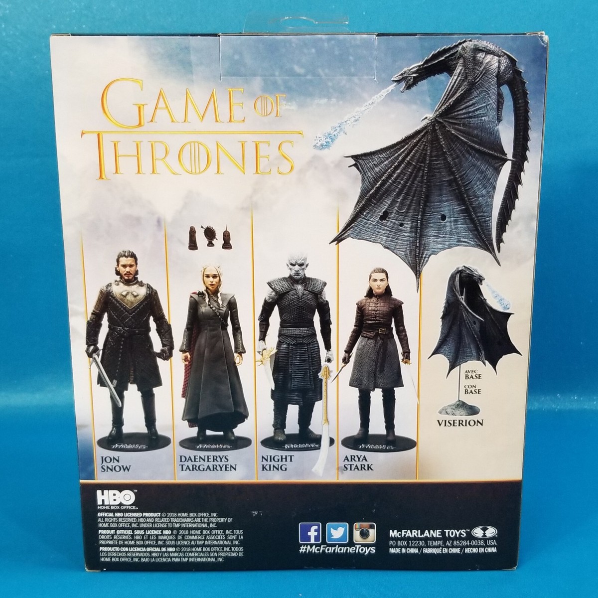 McFarlane Toys VISERION ICE Dragon Deluxe Box Game of Thrones