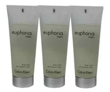 12 Euphoria Men Shower Gel By Calvin Klein 3.4oz/100ml NNB Extremely Rare Item