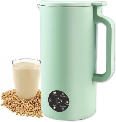  Soy Milk Maker Portable Soy Milk Machine with 6 functions Juicer Maker-GREEN 