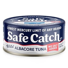 Safe Catch Canned Lowest Mercury Limit Albacore Tuna Fish No Salt Added