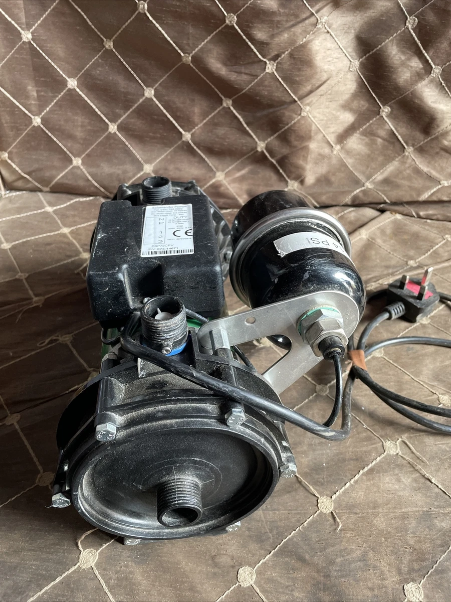 Salamander 2.2 bar single shower pump power tested only cheap | eBay