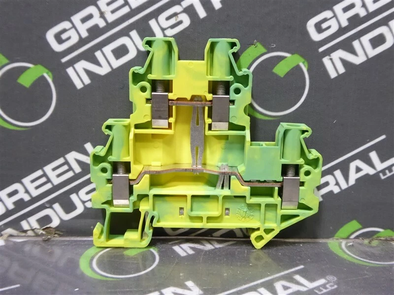 NEW Box of 50 Phoenix Contact UTTB 4-PE Ground Modular Terminal Blocks 3044759 - Image 3 of 4