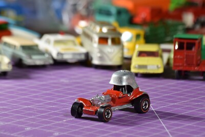 Hot Wheels Red Line = Red Barron red paint die cast collectible