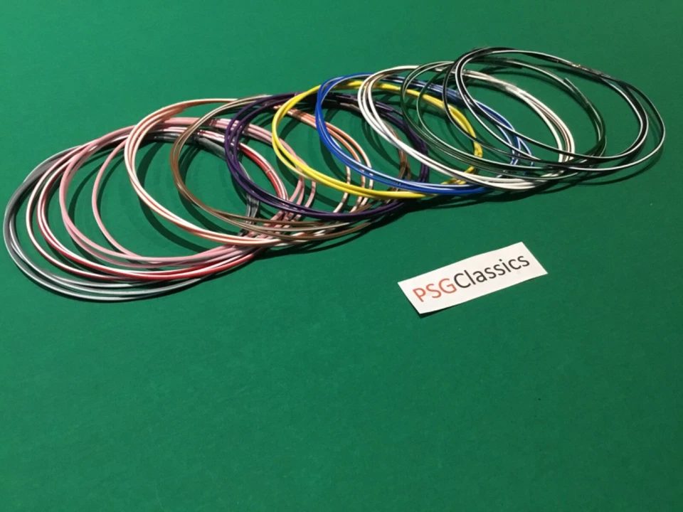 Cable de cableado eléctrico 11x 1m 1mm cable trazador Vincent serie C Black Lightning Foto 2 de 4