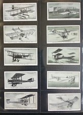 Lambert and Butler - A History of Aviation (Green front) - Full Set &ndash; 1932 - G/E