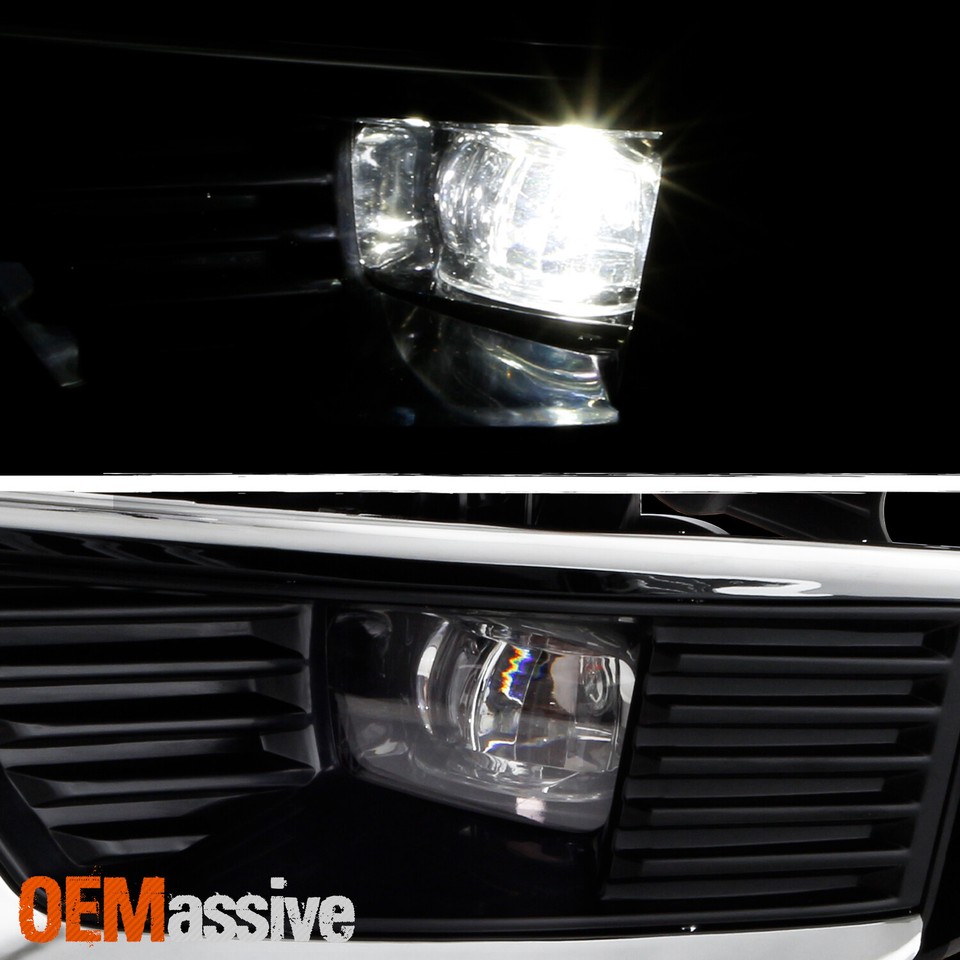 For 20212024 Nissan Armada LED Clear Fog Lights Pair w/ Wiring Harness