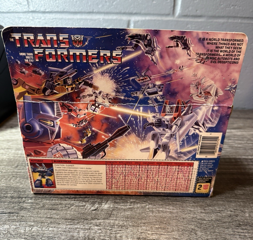 Vintage 1984 G1 Transformers Bluestreak Box Only - Picture 6 of 8