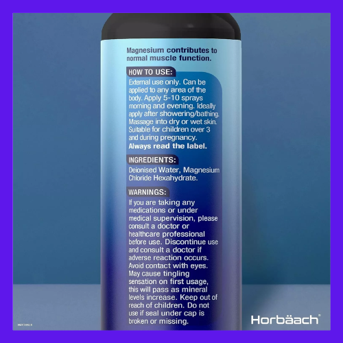 Magnesium Spray für unruhige Beine, Muskeln, Schlaf | 100ml | Magnesiumchlorid - Bild 3 von 5