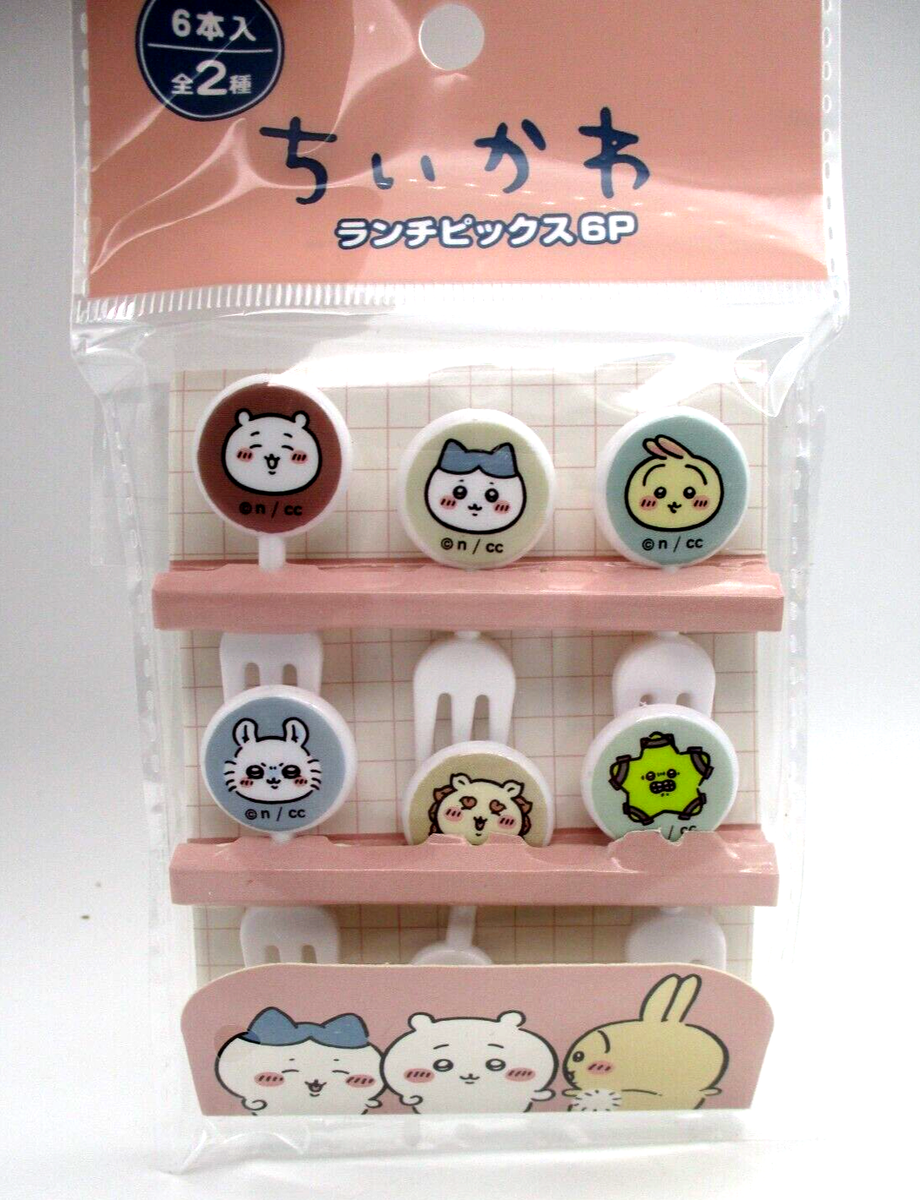 2024 New Japanese Food Picks Chiikawa 6pcs for Lunch Bento B | eBay