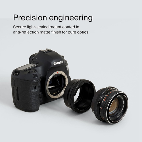 Lens Mount Adapter: Compatible with Pentacon Six (P6) Lens to Canon (EF/EF-S) Ca - Picture 4 of 12