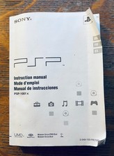 Sony Playstation Portable PSP instruction manual 2005 quick reference PSP-1001K