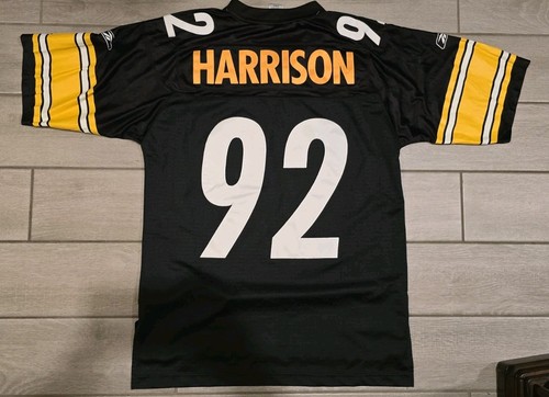 Vintage Nike NFL Pittsburgh Steelers James Harrison #92 Jersey Mens M, EUC