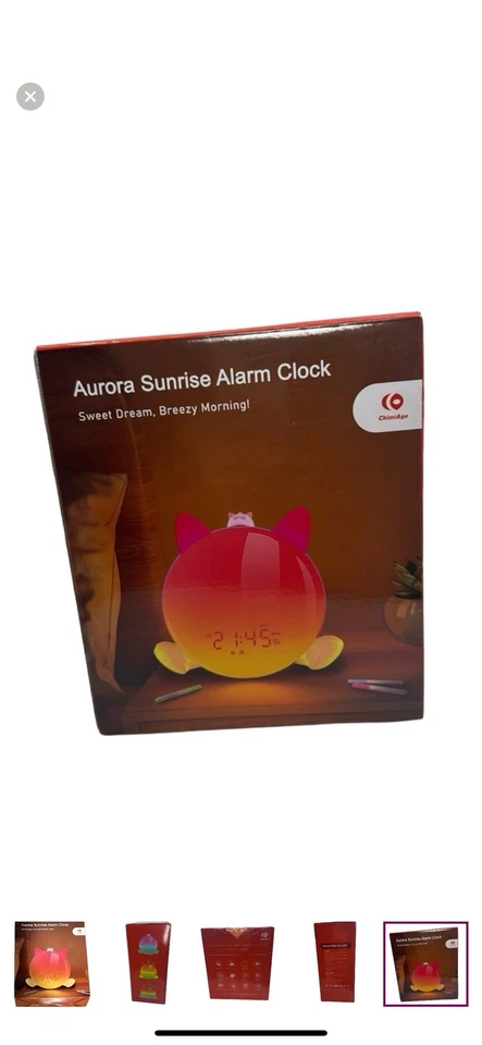 Reloj Despertador Aurora Sunrise con Bluetooth Luz de Despertador Caja Dañada Foto 2 de 4