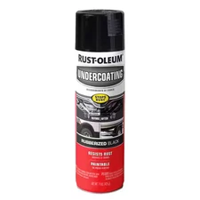 Truck Rubberized Undercoating Spray, 15 oz, Black