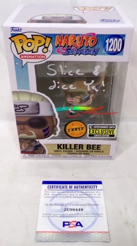 Funko Pop! 1200 Killer Bee Chase Naruto Shippuden Vinyl Figure Signed PSA COA