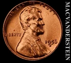 1956-D Lincoln Wheat Cent - Choice Gem Brilliant Unc  No Reserve  #L6118