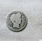 1916 P SILVER BARBER DIME