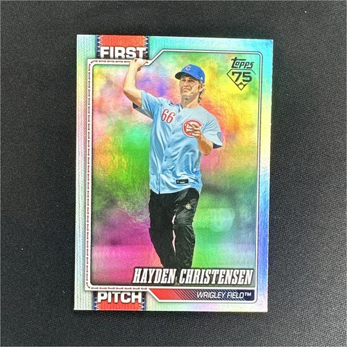 Topps 2026 Topps 75 First Pitch Insert Hayden Christensen #FP-15 Cubs MLB