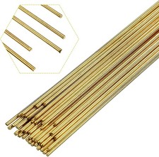 Moxweyeni 40 Pcs Brass Rods 1.5 mm 2 Welding Brazing