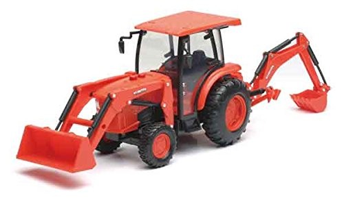NEWRAY 118 KUBOTA - L6060 Tractor with Backhoe and Loader
