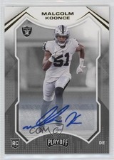 2021 Panini Playoff Rookies Auto Malcolm Koonce #276 Auto 0q3