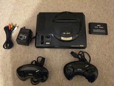 SEGA Mega Drive Console Bundle - 2 Controllers, Multi Game Cart (Everdrive)