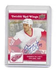 2025-26 UD DETROIT RED WINGS CENTENNIAL RED AUTO # 28 DARREN MCCARTY