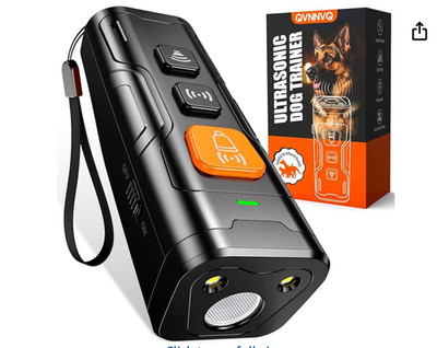 Dog Bark Deterrent - Ultrasonic Training Device for Own or Neighbor's Dog,Portab
