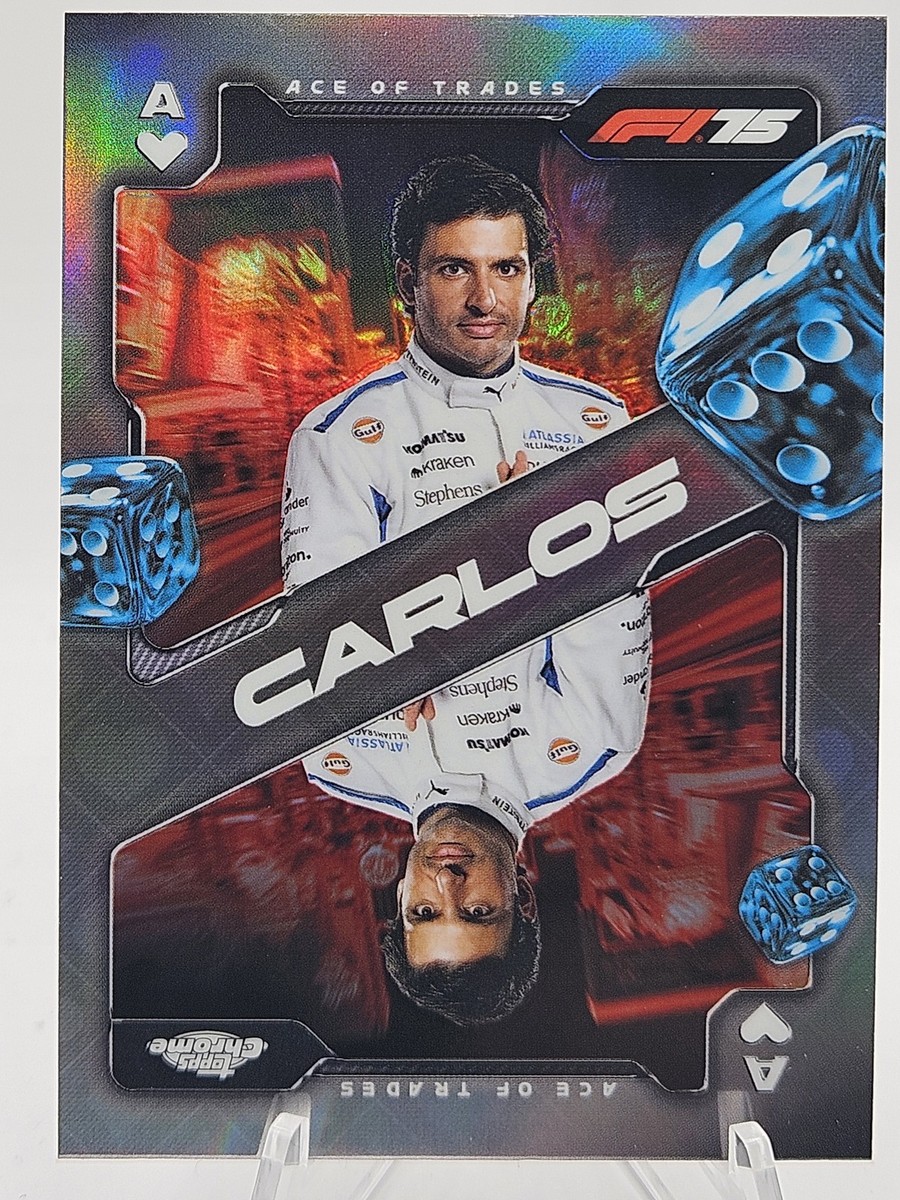 2025 Topps Chrome Formula 1 F1 #SCA-7 Carlos Sainz Ace of Trades
