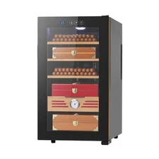 Uimoso 48L Electric Cigar Humidor Cabinet w/Temperature Control for 350 Cigars