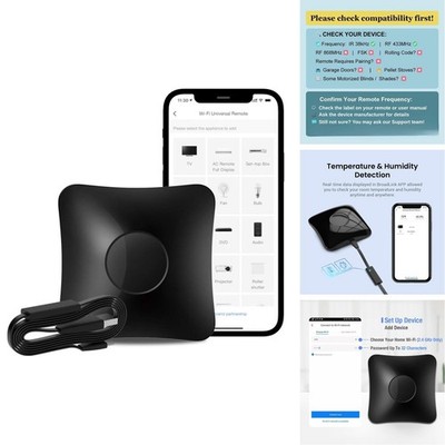 BroadLink RM4 Pro Universal IR/RF Remote Control Hub for Alexa