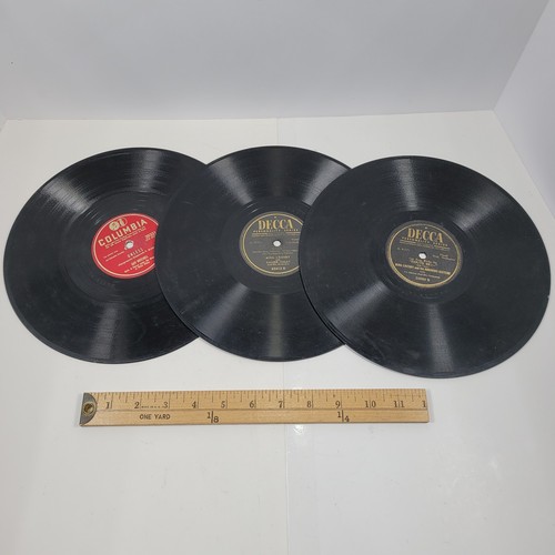 Lot of 3 vintage 10 inch 78 rpm records various artists | eBay