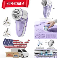 Electric Fabric Shaver with Large Removable Lint Bin – Hassle-Free Cleaning
