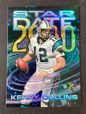 1997 SkyBox E-X2000 #7 Kerry Collins Carolina Panthers Star Date 2000