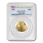 2021 1/4 oz American Gold Eagle (Type 1) MS-70 PCGS (FDI)