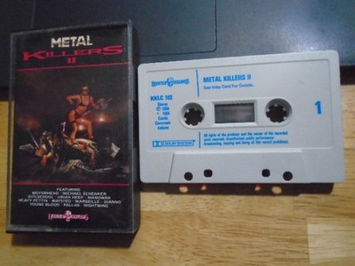 RARE OOP metal '84 CASSETTE TAPE Manowar MOTORHEAD Dianno iron maiden Girlschool