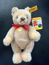 Steiff Classic Teddy Bear Mohair Jointed Plush 7  /18cm West Germany 0201/18