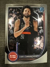 2025-26 Bowman Basketball CHROME BCV-74 Cade Cunningham, Detroit Pistons