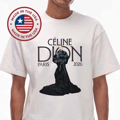 Celine Dion Paris 2026 On September October Tour Unisex T-Shirt