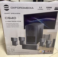 Brand New! Oxfordmedia 5.1 Home Theater System 1500 Total Watt