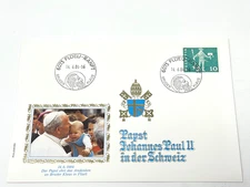 1984 - 'Switzerland', ' Pope John Paul II visit to Switzerland' VI. FDC (#100)