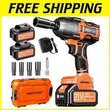 900Ft-lbs Cordless Impact Wrench, 3-Speed Modes