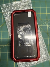 For iPhone 16 Pro Max Case Heavy Duty Metal Cover+Glass Screen Protector